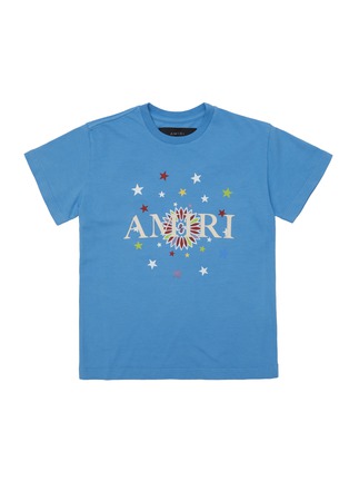 Main View - Click To Enlarge - AMIRI - KIDS STARS GRAPHIC CREWNECK T–SHIRT