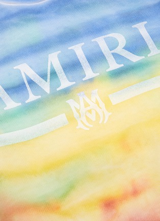 Detail View - Click To Enlarge - AMIRI - Kids Logo Tie Dye Crewneck Sweatshirt