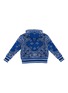 Figure View - Click To Enlarge - AMIRI - Kids Bandana Cotton Cashmere Knit Hoodie