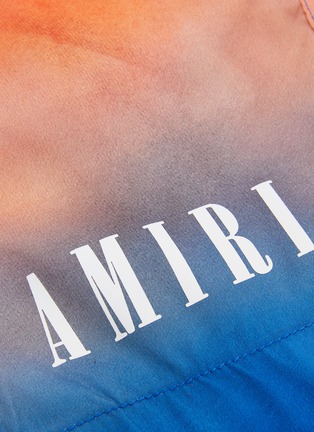 Detail View - Click To Enlarge - AMIRI - Kids Tie Dye Drawstring Swim Trunks