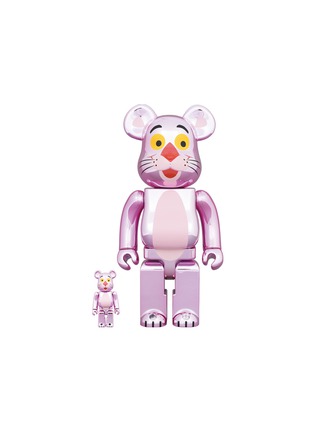 Main View - Click To Enlarge - BE@RBRICK - Pink Panther (Chrome Ver.) 400% + 100% BE@RBRICK Set