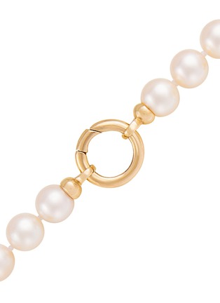 Detail View - Click To Enlarge - STORROW JEWELRY - ‘Howie’ 14K Gold Akoya Pearl Necklace