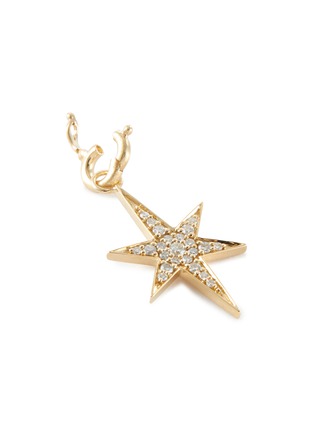 Detail View - Click To Enlarge - STORROW JEWELRY - ‘STELLA’ 14K GOLD DIAMOND LARGE STAR CHARM