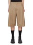 Main View - Click To Enlarge - TOGA VIRILIS - Single Pleat Buckle Wide Leg Suiting Shorts
