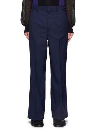 Main View - Click To Enlarge - TOGA VIRILIS - Single Pleat Wide Leg Buckle Suiting Pants