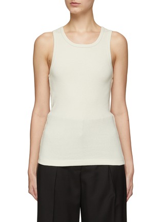 Main View - Click To Enlarge - THE ROW - ‘GLAURA’ COTTON RIB KNIT TANK TOP