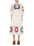 Main View - Click To Enlarge - SEA NEW YORK - QUILT PUFF SLEEVES DRESS