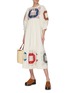 Figure View - Click To Enlarge - SEA NEW YORK - QUILT PUFF SLEEVES DRESS
