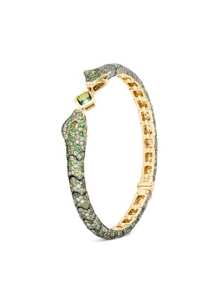 Main View - Click To Enlarge - JOHN HARDY - ‘Cinta’ 18K Yellow Gold Gemstone Cobra Bracelet