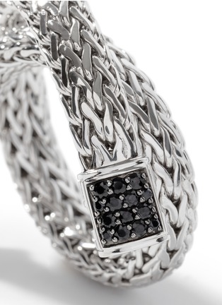 Detail View - Click To Enlarge - JOHN HARDY - ‘CLASSIC CHAIN’ SILVER LAVA SAPPHIRE BRACELET