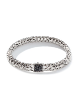 Main View - Click To Enlarge - JOHN HARDY - ‘CLASSIC CHAIN’ SILVER LAVA SAPPHIRE BRACELET