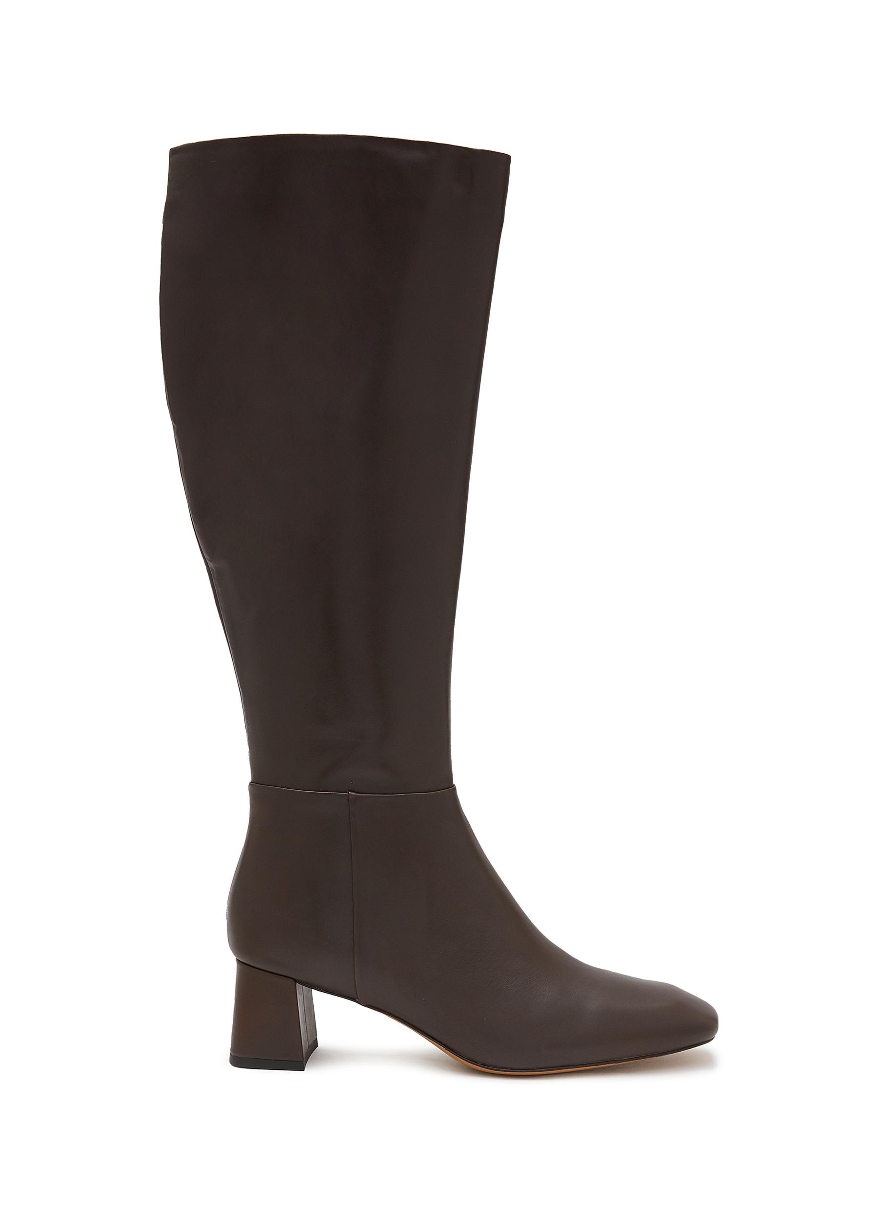 EQUIL ‘Prague' 45 Leather Heeled Tall Boots