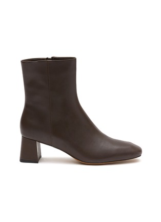 Main View - Click To Enlarge - EQUIL - ‘Firenze’ 45 Leather Heeled Ankle Boots