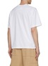 Back View - Click To Enlarge - SACAI - Logo Embroidered Crewneck Short Sleeve Cotton Jersey T-Shirt