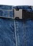  - SACAI - Belted Medium Wash Cropped Leg Jeans