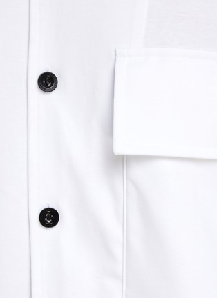  - SACAI - Polo Collar Flap Chest Pocket Button Up Shirt