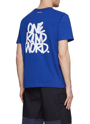 Back View - Click To Enlarge - SACAI - x Eric Haze 'One Kind Word' Crewneck T-Shirt