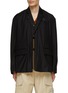 Main View - Click To Enlarge - SACAI - Contrast Trim Single Breasted Blazer