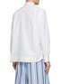 Back View - Click To Enlarge - SACAI - Side Strap Flap Pocket Cotton Button Up Shirt