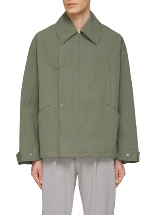 Main View - Click To Enlarge - ATTACHMENT - Convertible Collar Button Up Jacket