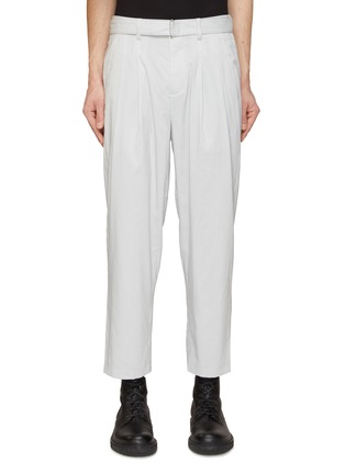 Main View - Click To Enlarge - ATTACHMENT - Buckled Belt Cropped Tapered Pants