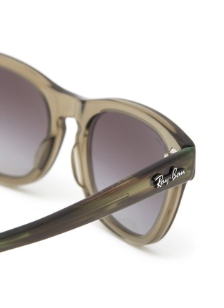 Detail View - Click To Enlarge - RAY-BAN - Gradient Grey Lens Acetate Kids Square Sunglasses