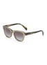 Main View - Click To Enlarge - RAY-BAN - Gradient Grey Lens Acetate Kids Square Sunglasses
