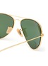 Detail View - Click To Enlarge - RAY-BAN - ‘Junior Aviator’ Metal Frame Green Lens Kids Aviator Sunglasses