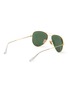 Figure View - Click To Enlarge - RAY-BAN - ‘Junior Aviator’ Metal Frame Green Lens Kids Aviator Sunglasses