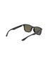 Figure View - Click To Enlarge - RAY-BAN - ‘Junior New Wayfarer’ Acetate Frame Orange Lens Kids Square Sunglasses