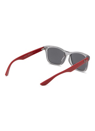 Figure View - Click To Enlarge - RAY-BAN - ‘Junior New Wayfarer’ Acetate Frame Grey Lens Kids Square Sunglasses