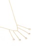 Figure View - Click To Enlarge - XIAO WANG - 'Elements' diamond 14k yellow gold beaded necklace