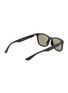 Figure View - Click To Enlarge - RAY-BAN - ‘Junior New Wayfarer’ Acetate Frame Blue Lens Kids Square Sunglasses