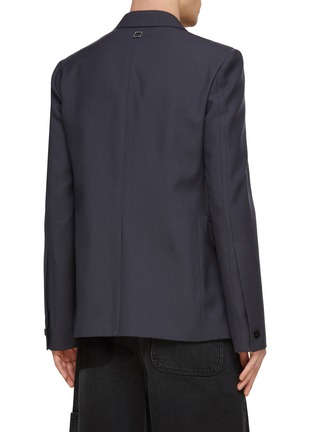 Back View - Click To Enlarge - WOOYOUNGMI - Double Breasted Notched Lapel Blazer