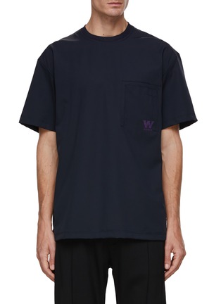 Main View - Click To Enlarge - WOOYOUNGMI - Logo Print Crewneck Short Sleeve T-Shirt