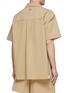 Back View - Click To Enlarge - WOOYOUNGMI - Double Pocket Cotton Boxy Short Sleeve Shirt