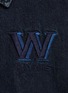  - WOOYOUNGMI - Back Logo Two Toned Denim Varsity Jacket