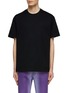 Main View - Click To Enlarge - WOOYOUNGMI - Logo Patch Graphic Print Crewneck Cotton T-Shirt