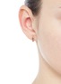 Figure View - Click To Enlarge - XIAO WANG - 'Stardust' diamond 14k yellow gold earrings