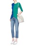 Front View - Click To Enlarge - CREATURES OF COMFORT - 'Julia Tiny New York' leather tote