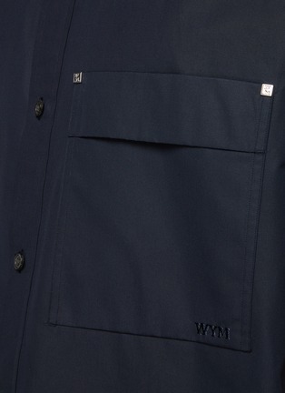  - WOOYOUNGMI - Short Sleeve Logo Back Oversized Shirtg