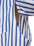  - COMME DES GARÇONS SHIRT - Under Arm Cut Out Striped Shirt