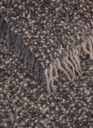 Detail View - Click To Enlarge - SOCIETY LIMONTA - Alpaca Wool Multi Throw — Fumo
