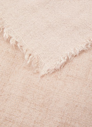 Detail View - Click To Enlarge - SOCIETY LIMONTA - Tiub Cashmere Silk Blend Throw — Verbena