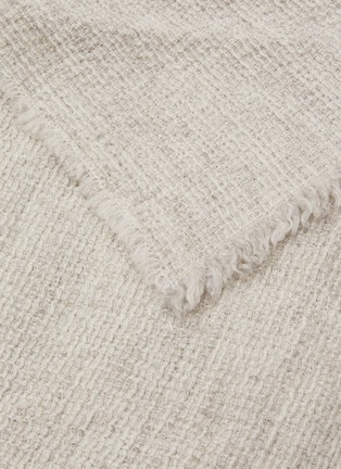 Detail View - Click To Enlarge - SOCIETY LIMONTA - Linea Wool Blanket — Mastice