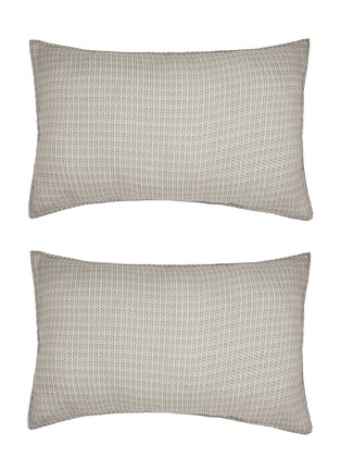 Main View - Click To Enlarge - SOCIETY LIMONTA - Nap Rice Pillowcase Set of 2 — Mastice
