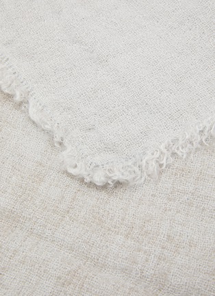 Detail View - Click To Enlarge - SOCIETY LIMONTA - Tiub Cashmere Silk Blend Throw — Tisana