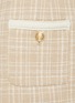  - DUNST - Gold Toned Button Patch Pocket Tweed Skirt