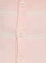 DUNST - Shirt Collar Striped Bouclé Knit Top