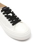 Detail View - Click To Enlarge - ARTICLE NO. - VULCANIZED LOW TOP LACE UP PATCHWORK SNEAKERS